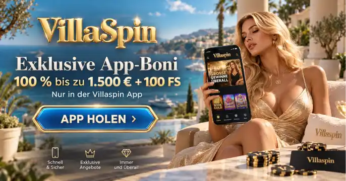 VillaSpin Casino App banner
